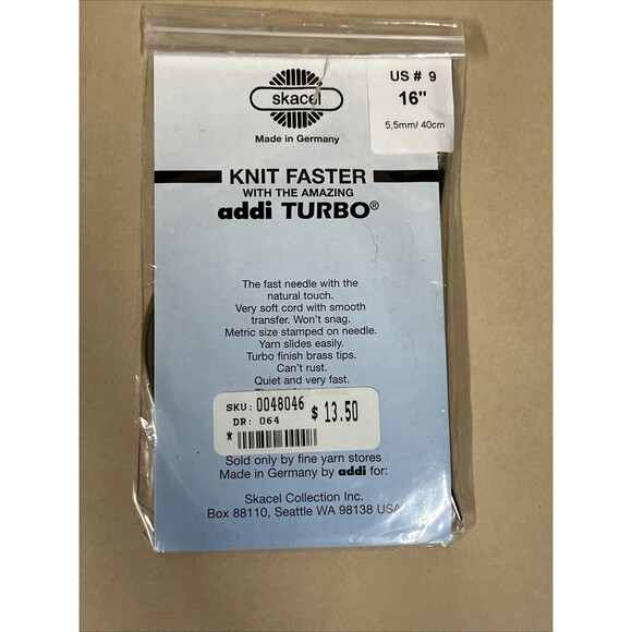 Lot‎ of 3 Skacel Addi Turbo Knit Faster Us 15 24”, 11 16”, 9 16” - Picture 6 of 7